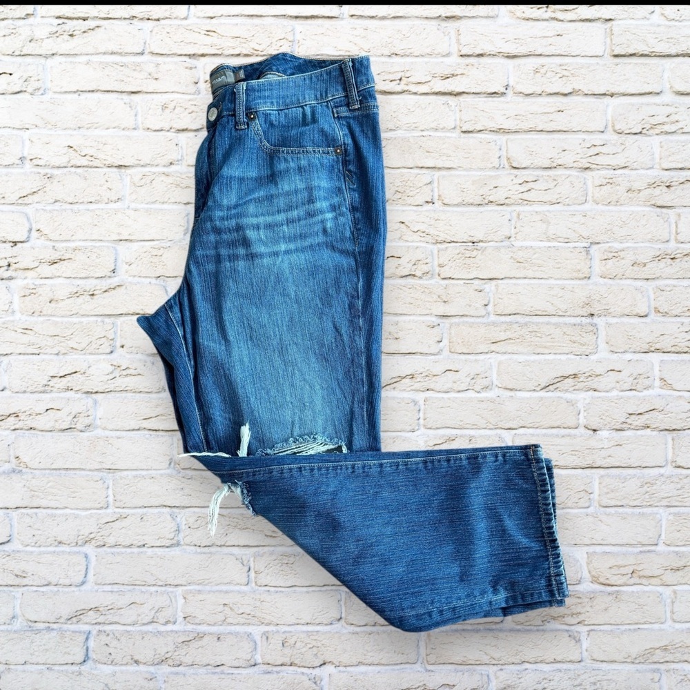 Torrid Distressed Jeans Blue Size 18 R - Picture 3 of 5
